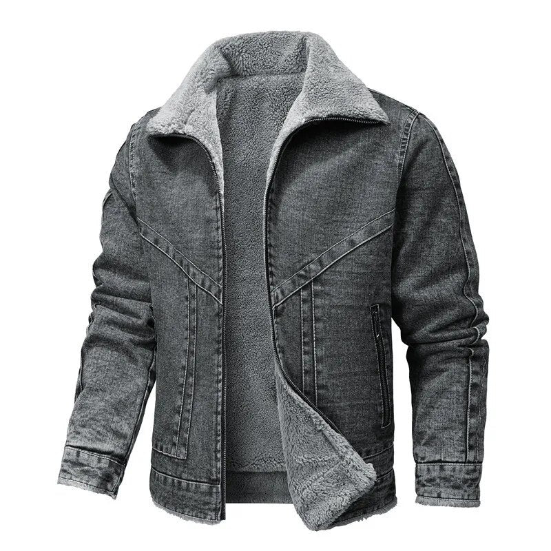 Veste en Denim Isolée et Stylée pour Hommes