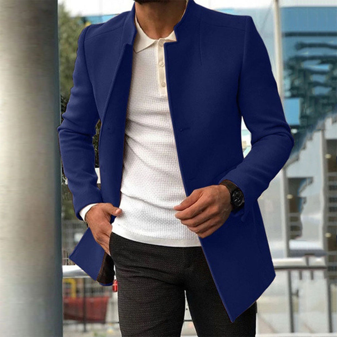 Veste Mi-Longue en Daim Intemporelle pour Hommes