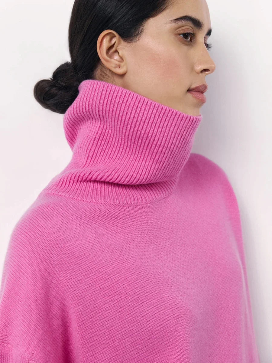 Pull Turtleneck Douillet Décontracté pour Femmes