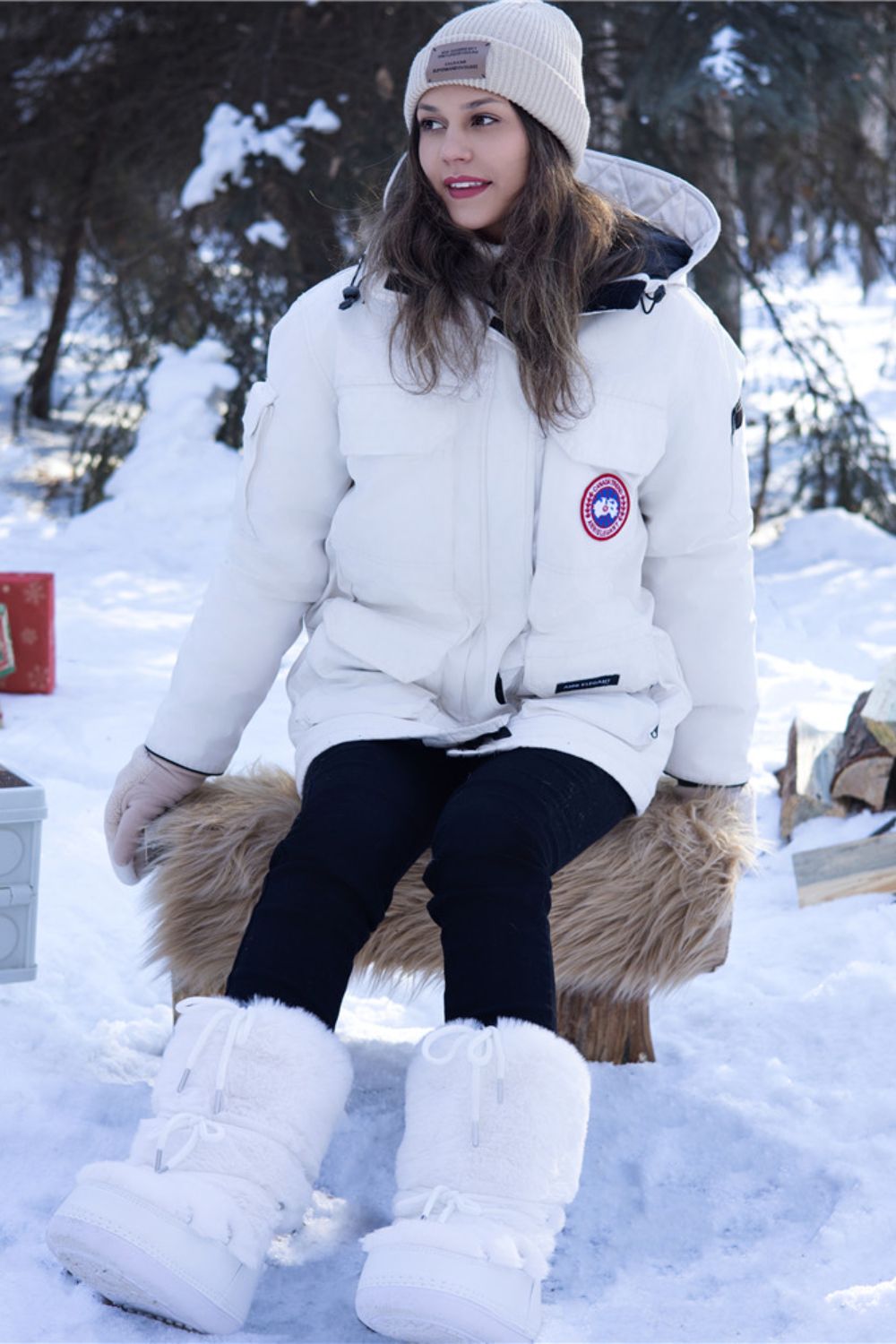 Bottes d'hiver douillettes kawaii pour femmes