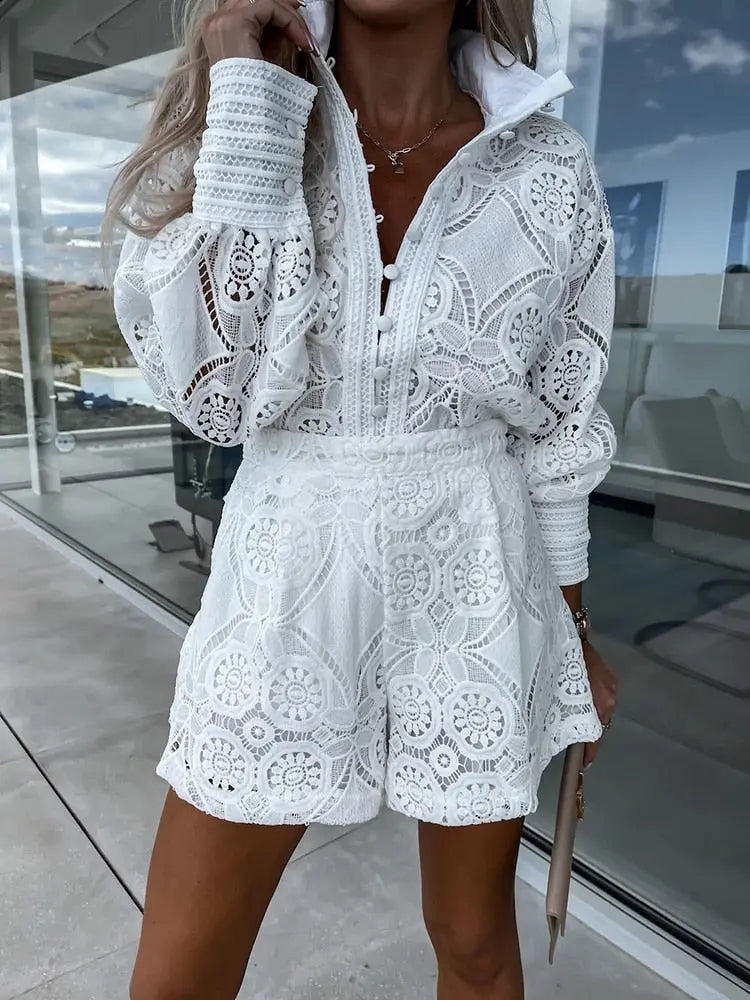 Ensemble de robe d'été chic deux pièces femme