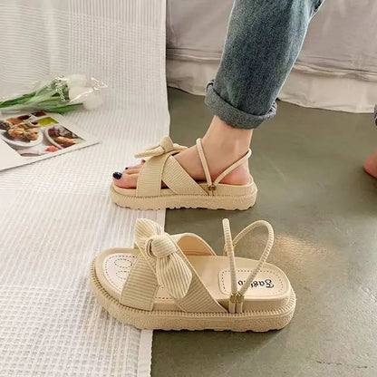 Sandales Espadrilles Élégantes Femmes Avec Brides