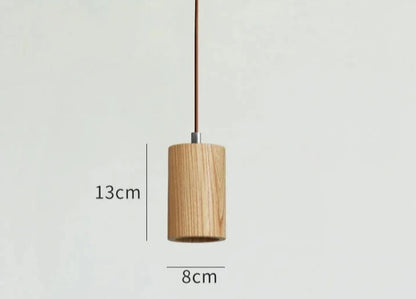 Suspension LED en Bois Moderne