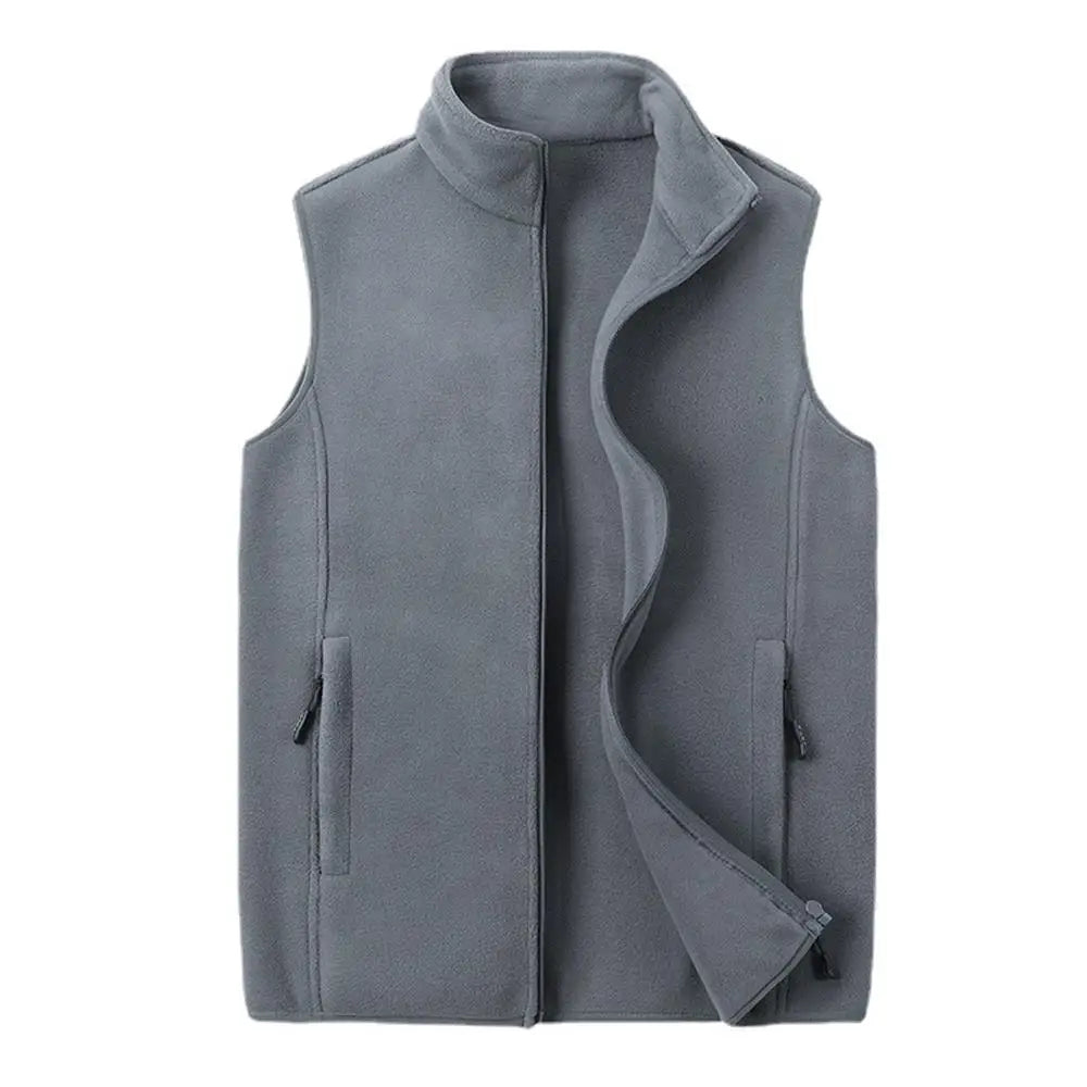 Gilet d'Hiver Stylé en Fleece pour Hommes