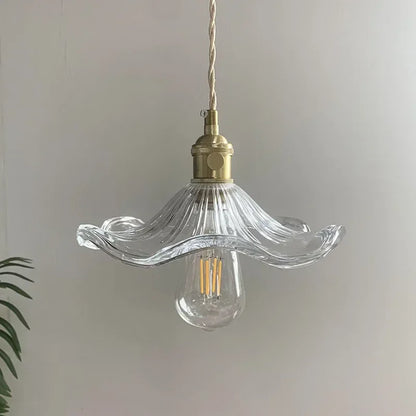 Lampe Pendante Nordique en Verre Cuivré