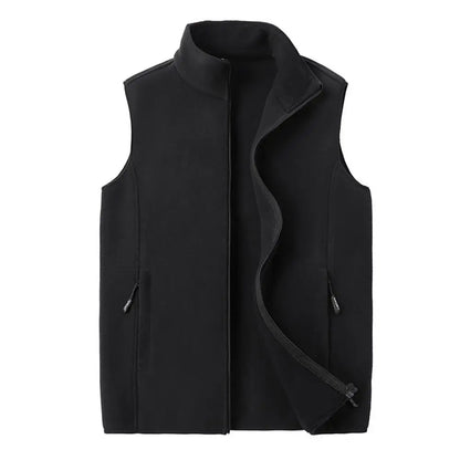 Gilet d'Hiver Stylé en Fleece pour Hommes