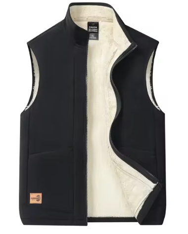 Gilet Homme Doublé Laine Léger