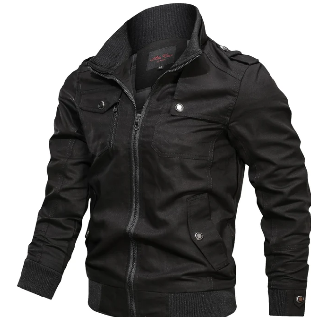 Veste Bomber Homme Windproof Chaude et Stylée