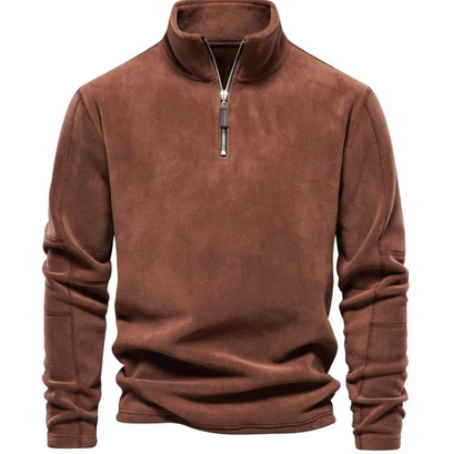 Pull Zippé Chaud et Confortable pour Homme