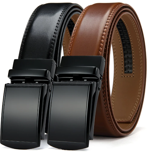 Ceinture en Cuir Polyvalente à Boucle Automatique