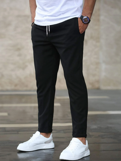 Pantalons de Luxe Premium Stretch Tailleur Hommes