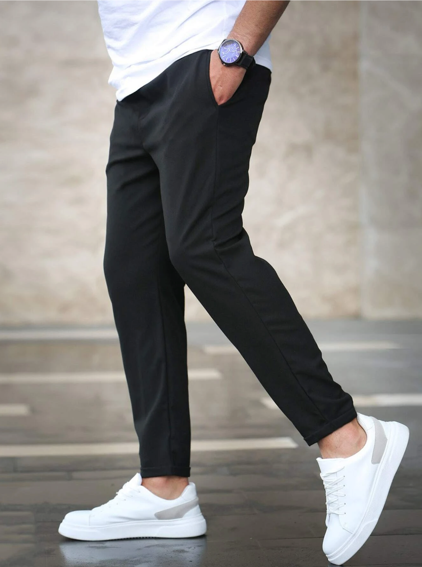 Pantalons de Luxe Premium Stretch Tailleur Hommes