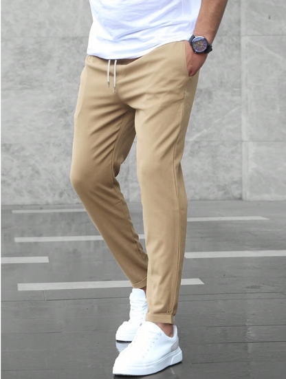 Pantalons de Luxe Premium Stretch Tailleur Hommes