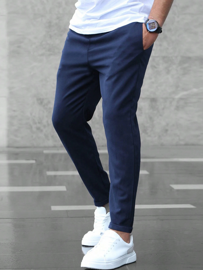 Pantalons de Luxe Premium Stretch Tailleur Hommes