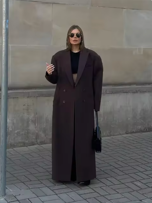 Manteau Trench Long et Stylé pour Femmes