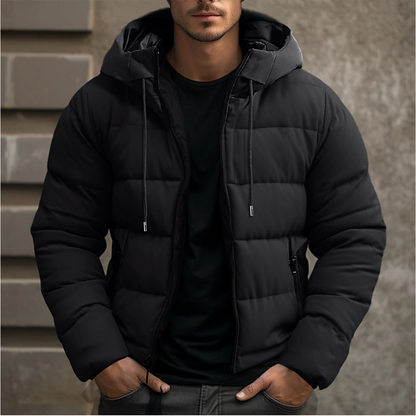 Veste d'Hiver Puffer Imperméable et Chaude Hommes