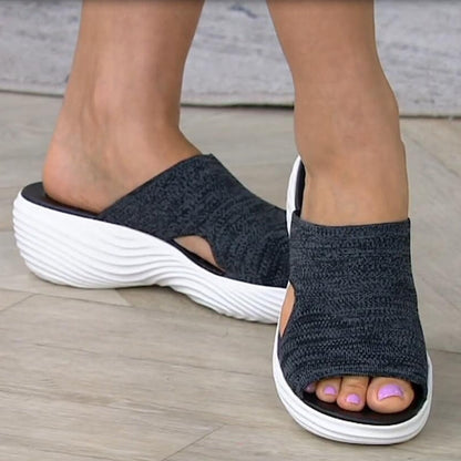 Sandales de soutien en cuir pour femmes Hexa