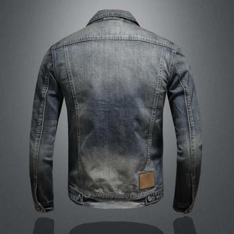 Veste en Jean Vintage Intemporelle pour Hommes