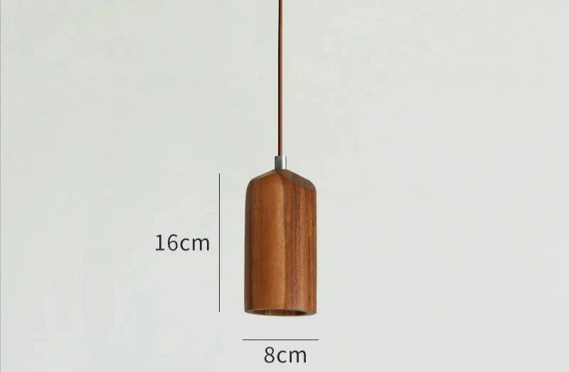 Suspension LED en Bois Moderne