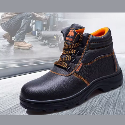 Chaussure de sécurité unisex en cuir – Chaussures de sécurité unisex solides