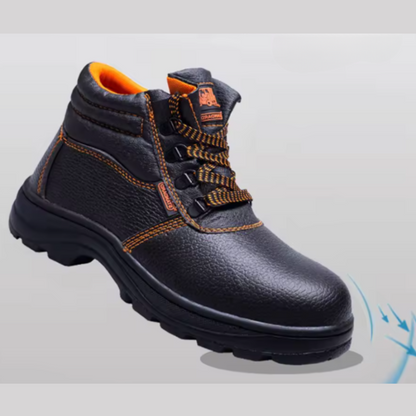 Chaussure de sécurité unisex en cuir – Chaussures de sécurité unisex solides