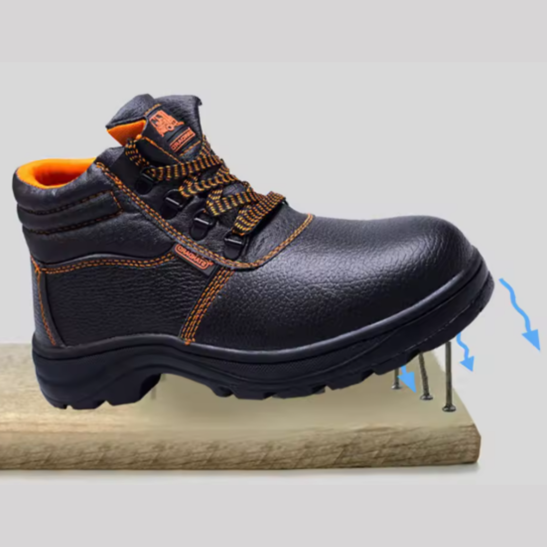 Chaussure de sécurité unisex en cuir – Chaussures de sécurité unisex solides