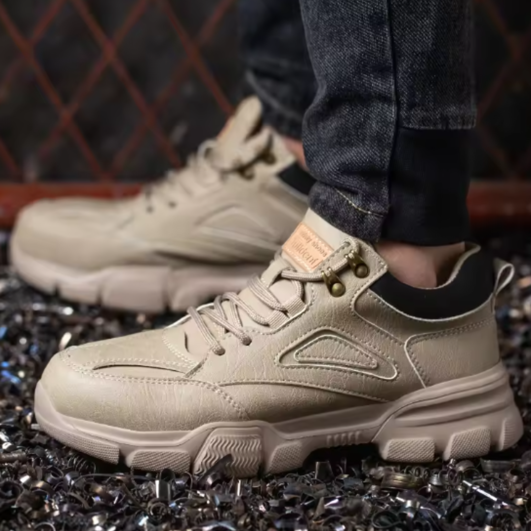 Chaussure de sécurité pour homme en cuir – Hommes Chaussures de sécurité