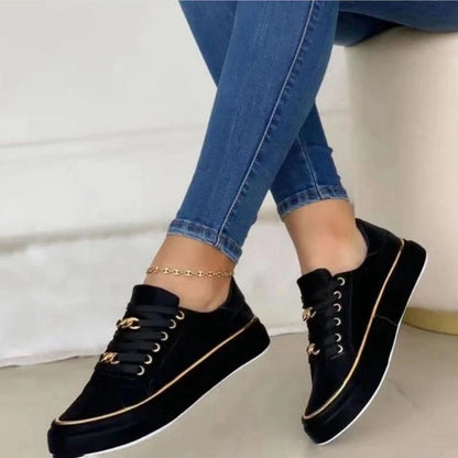 Baskets à Lacets Stylées et Tendance pour Femme