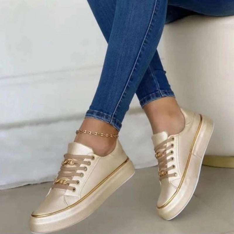 Baskets à Lacets Stylées et Tendance pour Femme