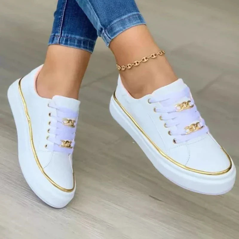 Baskets à Lacets Stylées et Tendance pour Femme