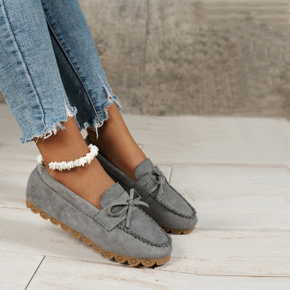 Mocassins à enfiler Luxé avec nœud pour femme