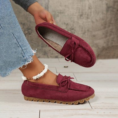 Mocassins à enfiler Luxé avec nœud pour femme