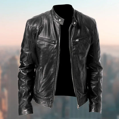 Veste de Biker Classique et Robuste pour Hommes