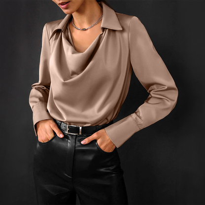 Blouse d'Hiver Fittée et Élégante pour Femmes