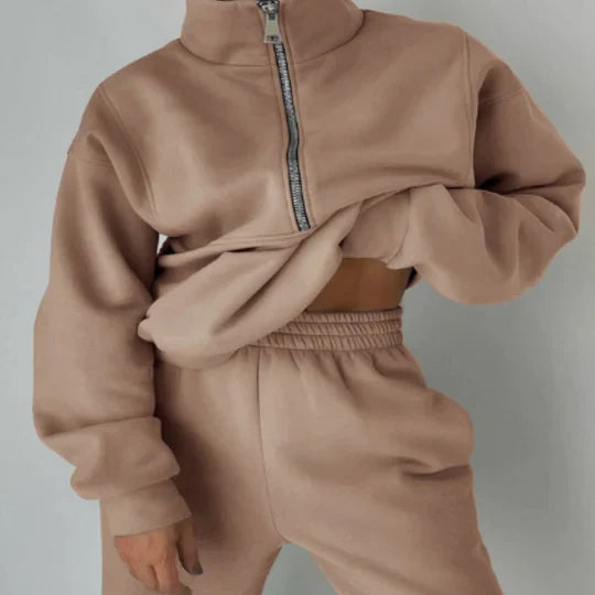 Ensemble Décontracté Pull Ample et Pantalon Confortable