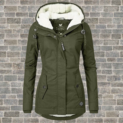 Manteau Parka D'Hiver Isolé pour Femmes