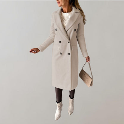 Manteau Long d'Hiver Charmant pour Femmes