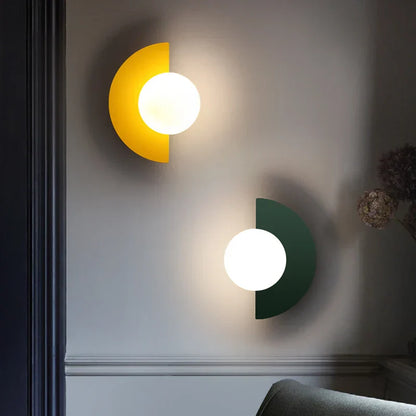 Lampe Murale Moderne Nordic Minimaliste Demi Lune