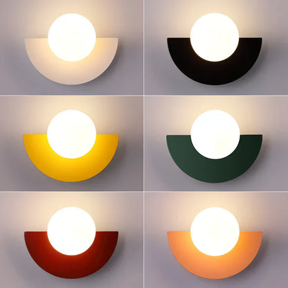 Lampe Murale Moderne Nordic Minimaliste Demi Lune