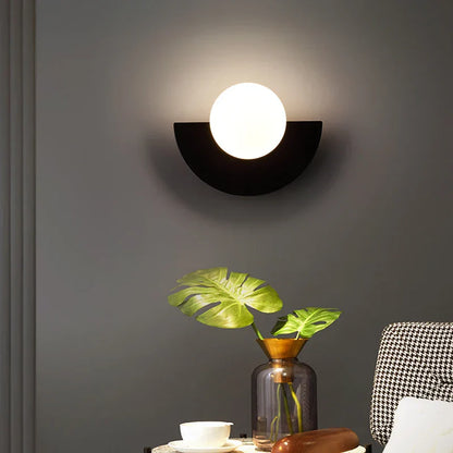 Lampe Murale Moderne Nordic Minimaliste Demi Lune