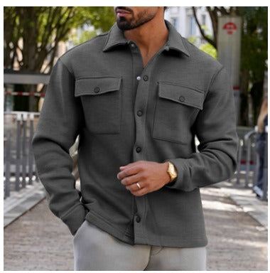 Veste Chemise Moderne et Essentielle pour Hommes