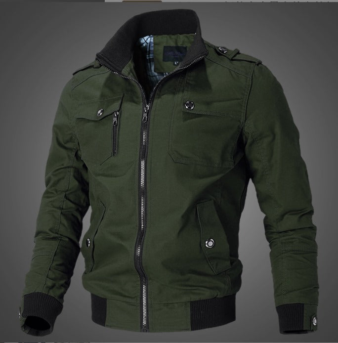 Veste Fonctionnelle Cargo Élégante pour Homme