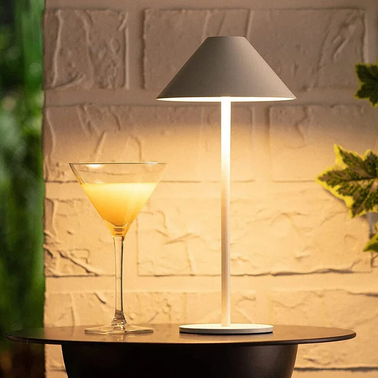 Lampe de Table Conique Sans Fil Étanche