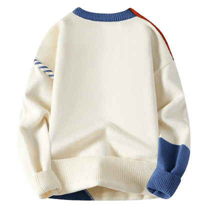 Pull Épais Texturé et Coloré pour homme