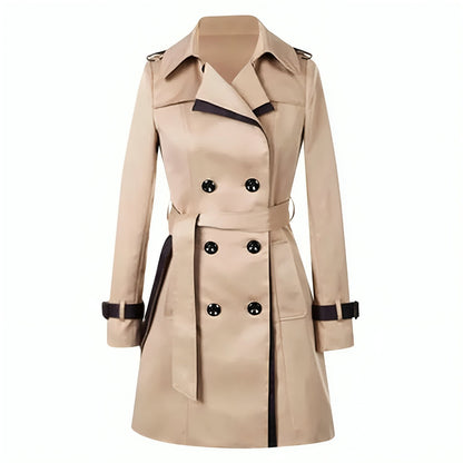 Manteau Trench Long Stylé pour Femmes