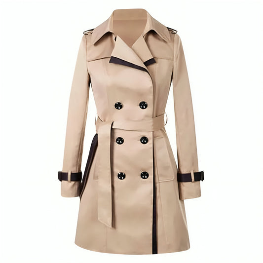 Manteau Trench Long Stylé pour Femmes