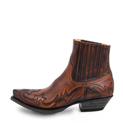 Bottes de Cowboy en Cuir Western Premium Unisexe