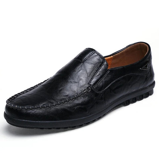 Mocassins en Cuir Flexibles et Confortables Hommes