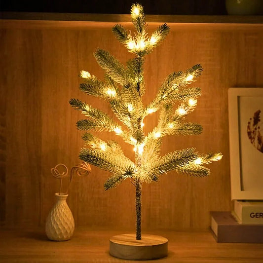 Lumières de Noël LED d'aiguilles de Pin Festives