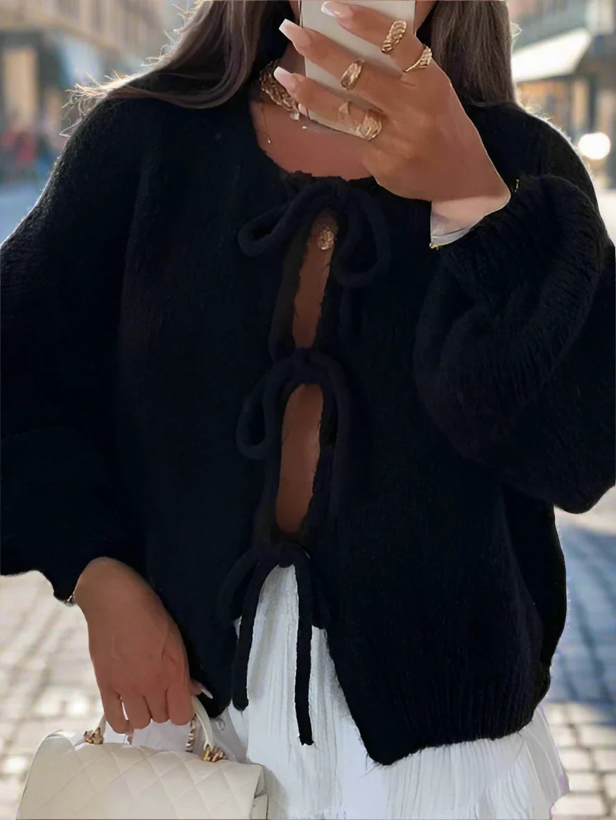 Cardigan en maille douce et confortable pour superposition quotidienne